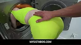 Stepsiblings Madi Collins and Allen Swift Turn House Cleaning Into Wild Hardcore Fucking at Every Chance.