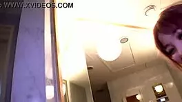 Asian gal with big tits arrives for homemade hardcore fun