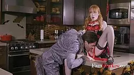 Halloween Seduction: Cheating Stepdaughter Gets Fucked