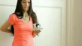 Worshipped gal engi sucks phallus and licks balls together