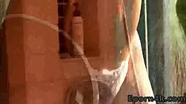 Amazing Blonde Teen Giving Outdoor Blowjob