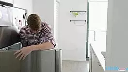 dixie lynn and oliver flynn win no nut november in bedroom