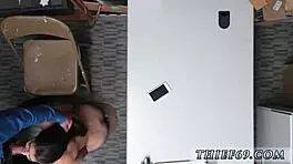 Tiny teen 18+ squirts under police interrogation