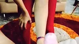 culona catches me masturbating in her room, heats up in sexy pajamas, and we fuck 😏