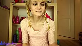 Fucking my Hankeys Toys Xxxcalibur balls deep with teen 18+ blonde cutie
