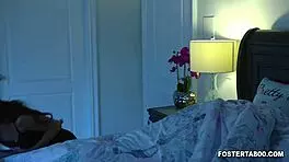 vanna bardot obeys the house rule and sucked her new foster cock