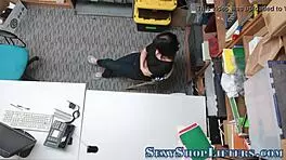 Bad teen 18+ burglar gets caught and fucked in reality with facial cumshot