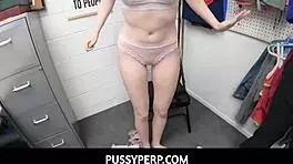 pussyperp - teen 18+ ailee anne, got banged by babe brooklyn gray with stolen dildo, then cop’s huge cock joined in for hardcore fun