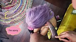 new recruiter gets rough face fucking and facial 😱