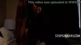 uncle fucks cute stepdaughter to make her smile with pleasure