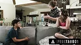 Pure Taboo Teen Stepsister Leana Lovings Fucks Virgin Stepbrother