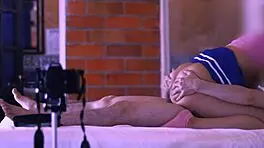 University student discovers wild fantasies with friend in apartment