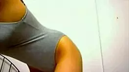 hot busty brunette teen dance for you