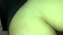 latina riding boyfriend's big black cock wet and hard