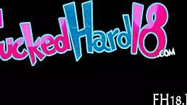 Sexy eighteen year old interacts with older man