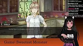 Vtuber Lewdneko Plays Sweetest Monster Part Two