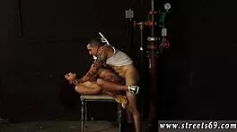 Czech girls experience bondage first time as he stuffs her head against the wall