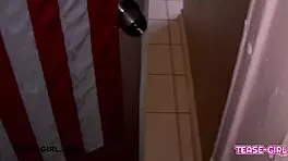 2 blonde teen lesbians kiss at photoshoot, amateurs on sofa