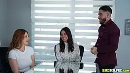 Abby Somers and Bess Breast dive into a steamy threesome with doctor and patient. It’s all happening bent over in the clinic!