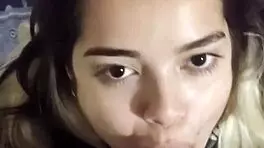 i watched this beautiful couple do deepthroat blowjobs and cumshots on faces, oh man!