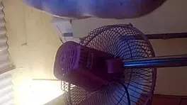 The small latina woman with cute young tits and big ass walks around cutely