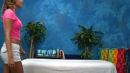 Hot Eighteen-Year-Old Girl's Oiled Massage