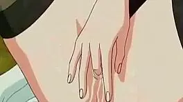 anime maid masturbates and gets so wet 😍