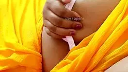 big chested indian teen girl shows off her figure