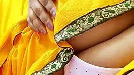 big chested indian teen girl shows off her figure