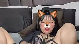 Dulce Zorrita masturbates with dildo in lingerie until orgasm. So relaxing!