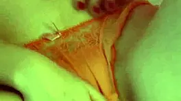 Teen blonde masturbates pussy with dildo fingering sex toy