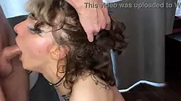 POV obedient pixie girl SUCKS dick and gets THROAT USED