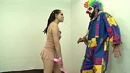before fucking, she bites and kicks him hard