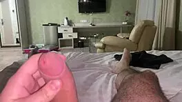 Maid Sucks Huge Client Tool in Hotel Room