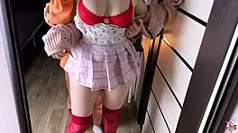 Big tits student in red lingerie fucked and creampied - pov hot sex stockings - unicorninhoody
