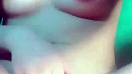 A very cute teen girl shows off her young pussy in a casual display