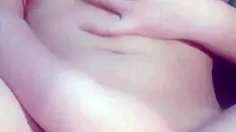 A very cute teen girl shows off her young pussy in a casual display