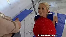 Flexible Teen Cheerleader Passionately Loves The Cock
