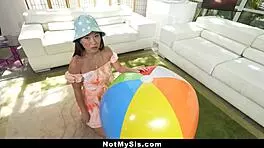 Stepbrother Catches Stepsis Using Mom's Vibrator