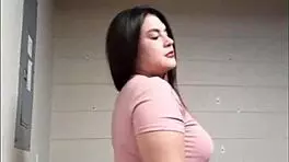 Colombian babe stripteases and cowgirls big ass