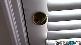 I fucked the petite real estate agent outdoors