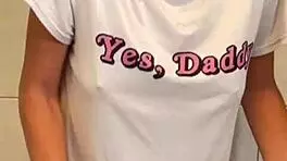 Quickie Bathroom Sex with Stunning Teen 18+ Brunette POV!