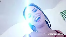 Sofia Lee Takes Two Cocks in Ass