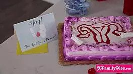 Stepsister Anna Claire Clouds and Bffs Held Period Party with Bro There. They Sucked Big Cocks and Got Hardcore Fucked.