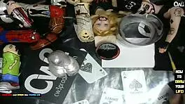 it's time to finish painting the little 18+ grey alien with some dildo art business.