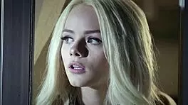 Oh, real blonde pornstar sucks monster cock hard!