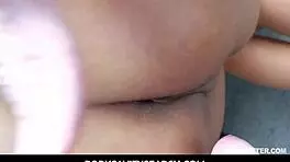 petite 18+ kiara bends over desk for mall cop's taboo check 😈