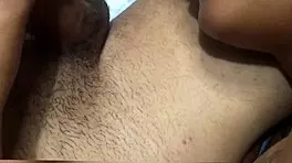 I'm alone with my wife's friend, horny and bent over for doggystyle cumshot