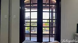 OMG, redhead teen gives magical deepthroat blowjob and swallows! 🔥