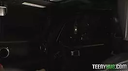 Cecelia taylor and mazee the goat in hardcore next door action